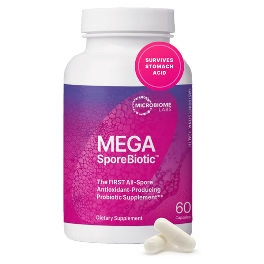 Microbiome Labs MegaSporeBiotic Probiotics for Women & Men
