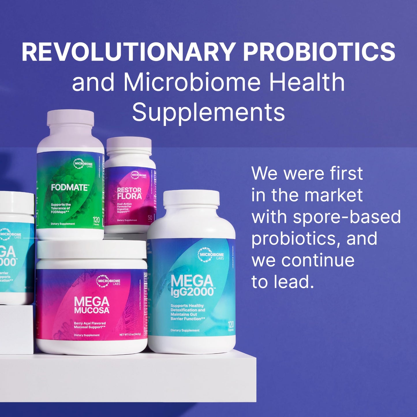 Microbiome Labs MegaSporeBiotic – Spore-Based Probiotics for Digestive Balance, Gut & Immune Support – Shelf Stable, Travel-Friendly – 180 Capsules