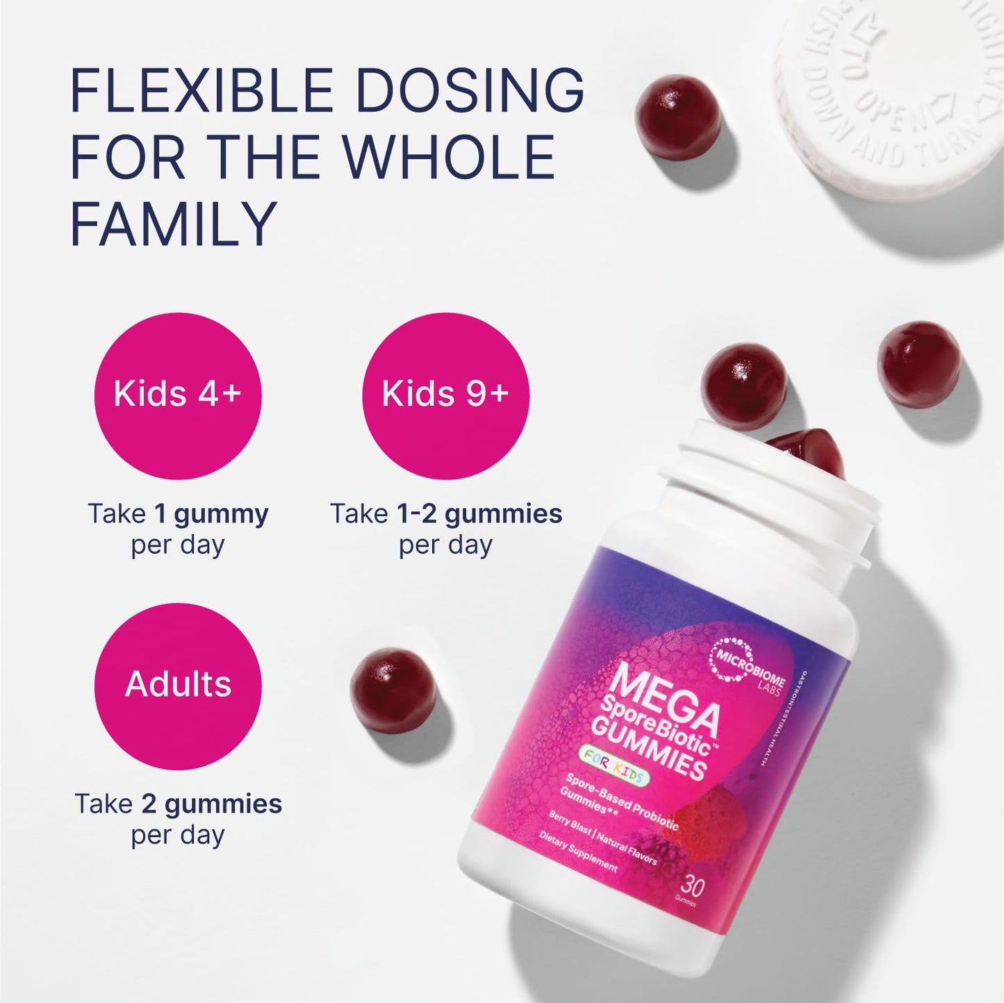 Microbiome Labs MegaSporeBiotic – Spore-Based Probiotics for Digestive Balance, Gut & Immune Support – Shelf Stable, Travel-Friendly – 180 Capsules