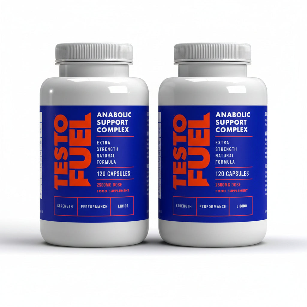TestoFuel 120 T-Booster Pills – Natural Testosterone Support for Strength, Energy & Muscle Growth