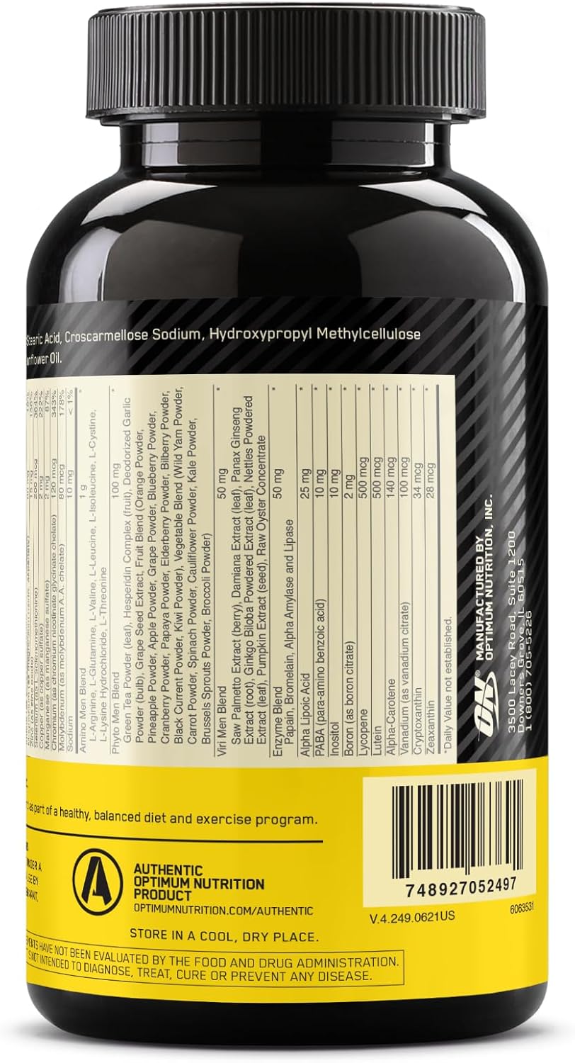 Optimum Nutrition Opti-Men Multivitamin Tablets