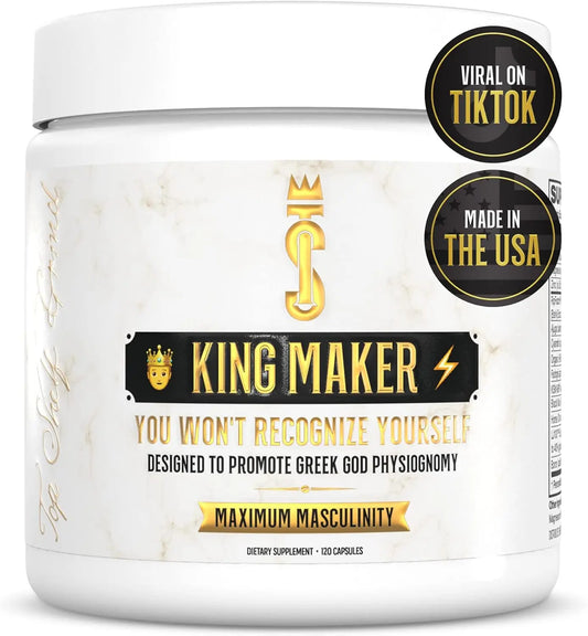 Top Shelf Grind King Maker, 13 - in - 1 Anabolic Supplement for Men to Increase Stamina, Lean Muscle Growth & Recovery, N.O. Booster with Tongkat Ali (LJ100), 120 Capsules - Nutragole